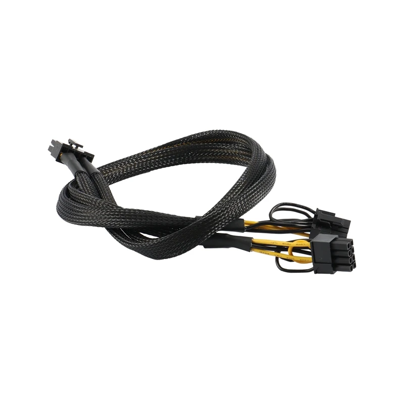 10 Pin To Dual PCI-E 8 Pin(6+2) Graphics Card Power Supply Cable For HP Proliant DL380 G6 G7 Server Motherboard 60Cm