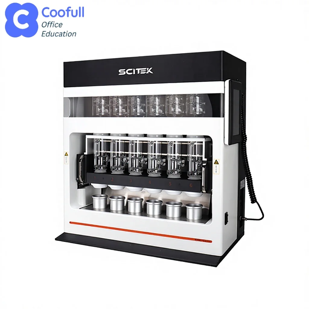 Touchscreen Fat Analyzer All-metal Integral Heating Module Fat Analyzer for Laboratory