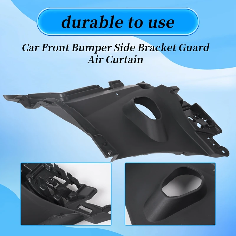 1Pair Car Front Bumper Side Bracke 51115A370C7 51115A370C8 For BMW X5 G05 LCI 2023 Air Curtain Bracke Guard Left+Right