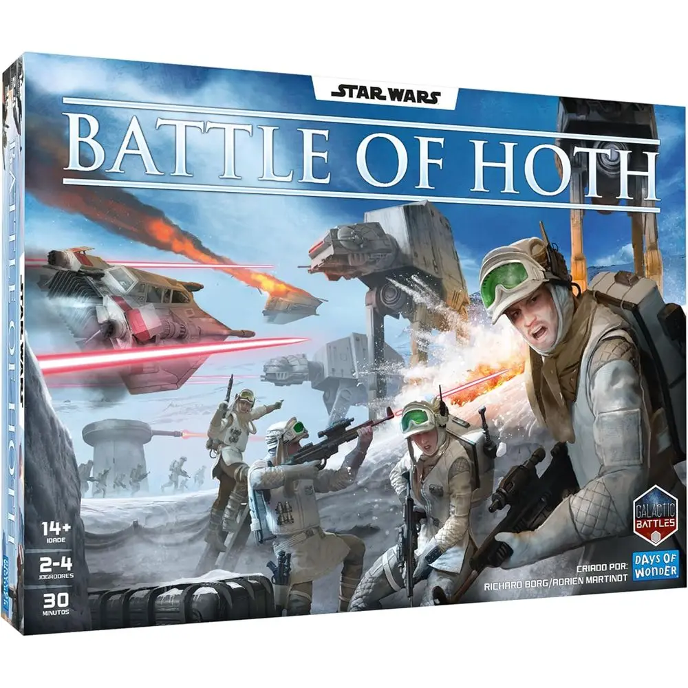 

Настольная игра Asee: Battle on Hoth - Управляем имперской армией или войсками в динамичной миниатюрной стратегической игре, возраст 8+, 2-4 игрока.