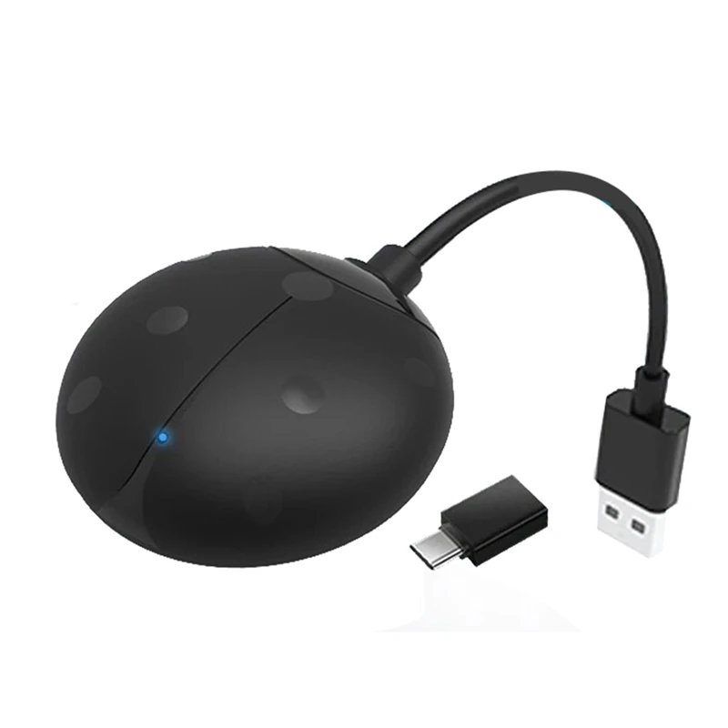 HFES 2 en 1 adaptateur Carplay sans fil USB Dongle filaire Android Auto AI boîte adaptateur de lecteur multimédia de voiture Bluetooth connexion automatique