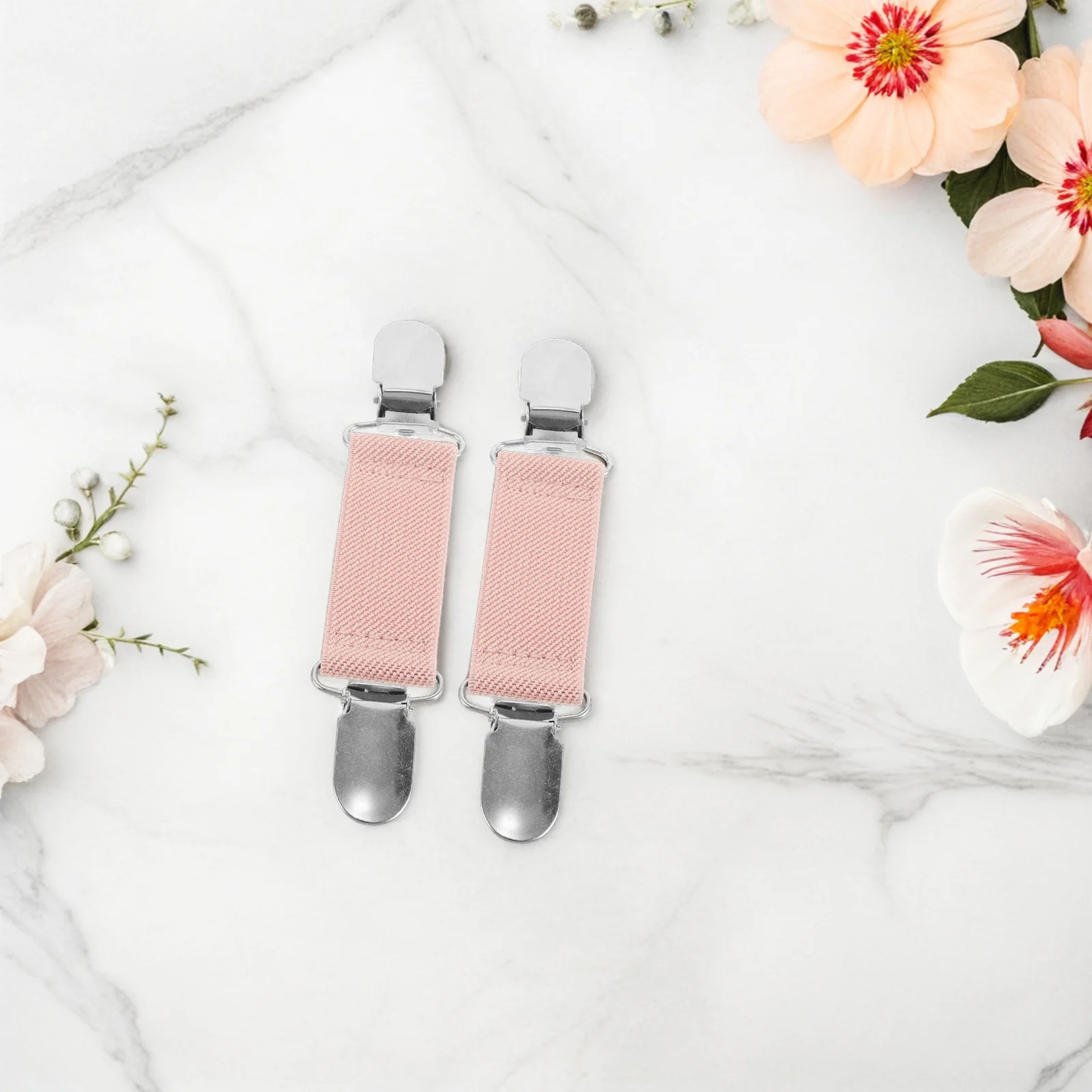 

4Pcs Elastic Pant Clips for Outdoor Activities Windproof Waterproof Secure Fit Trouser Leg Holders for Cycling Trekking Biking