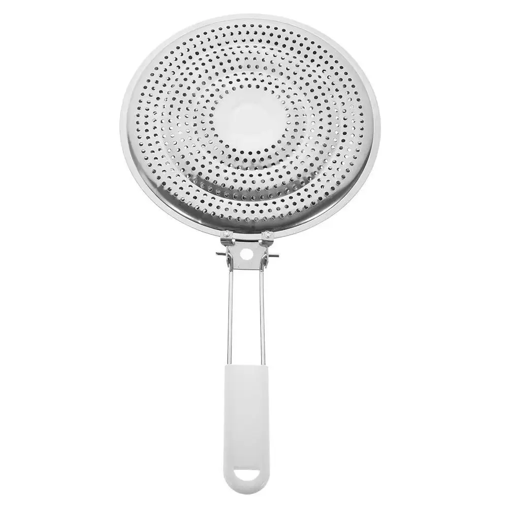 Pot Holder Stainless Steel Heat Diffuser Foldable Round Insulation Pads Non Slip Bottom Hanging Thermal Conductivity Mat Kitchen