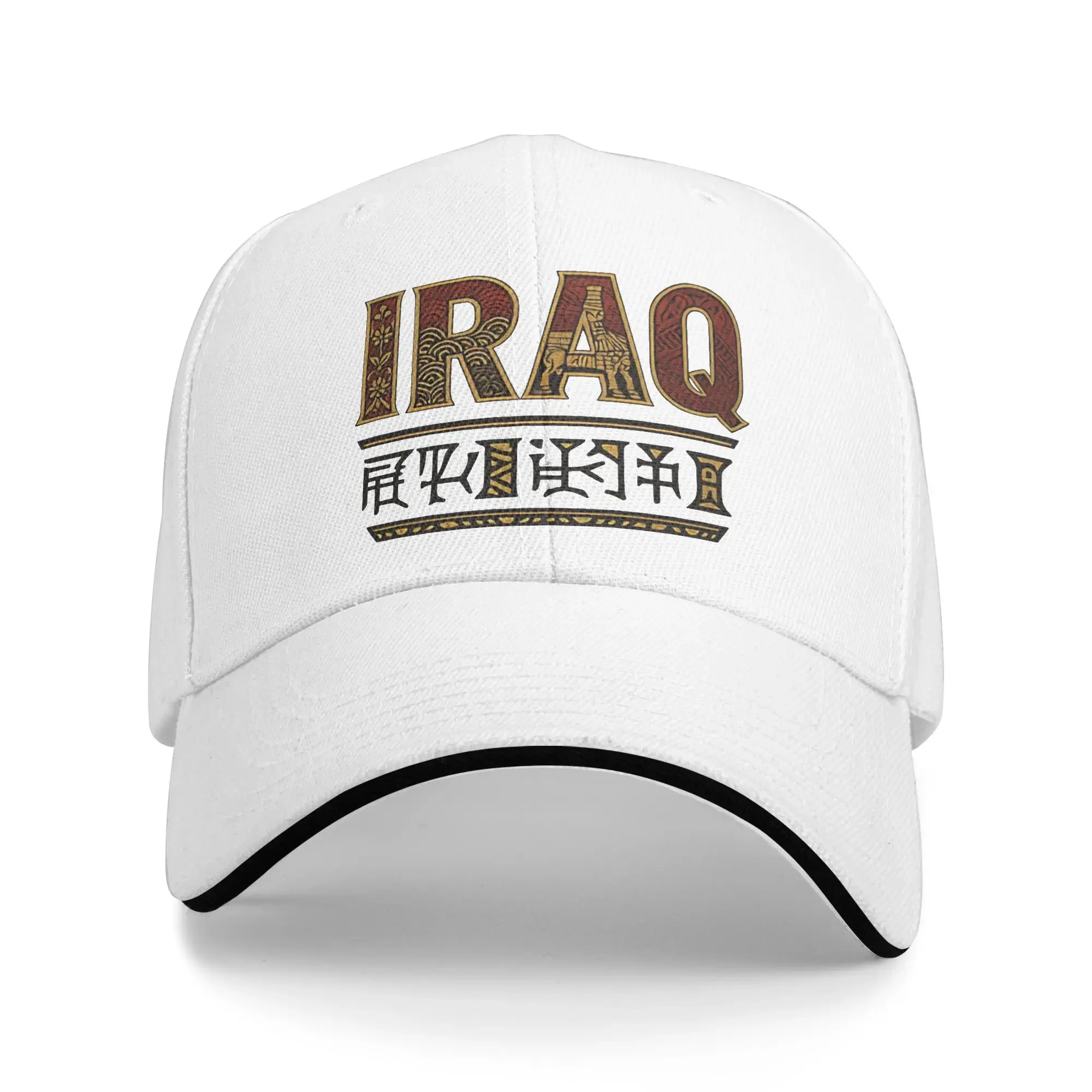 New Assyrian Iraq Sun Baseball Cap Ancient Civilization Typography Summer Fashion Trucker Hat For Men Women Sports Snapback Cap