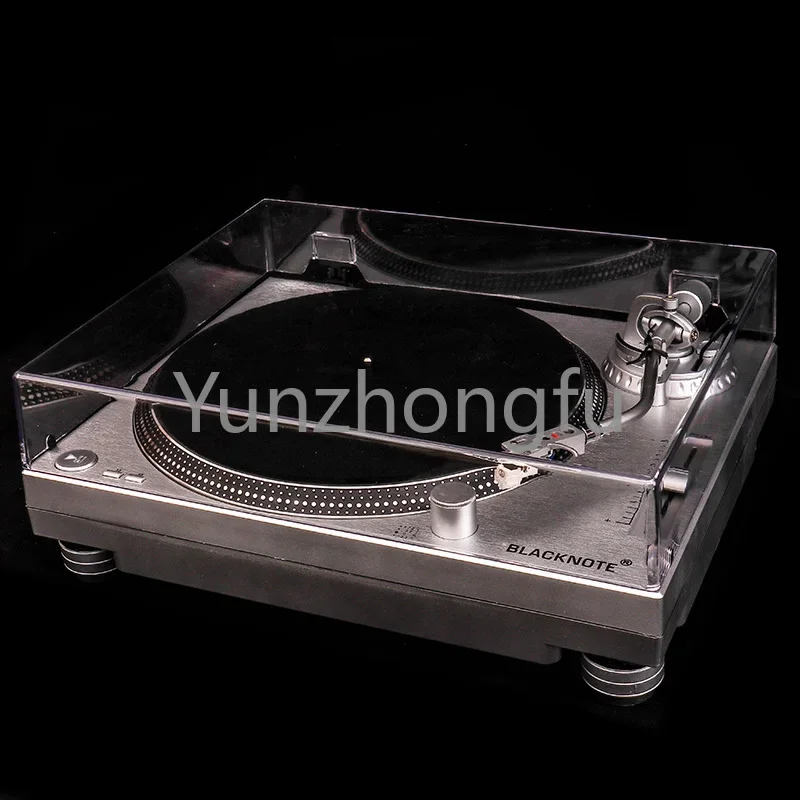 Hifi Vinyl Record Player Retro Phonograph Direct Drive Motor Moving Magnet Stylus Aluminum Plate Fancier Grade Record Player