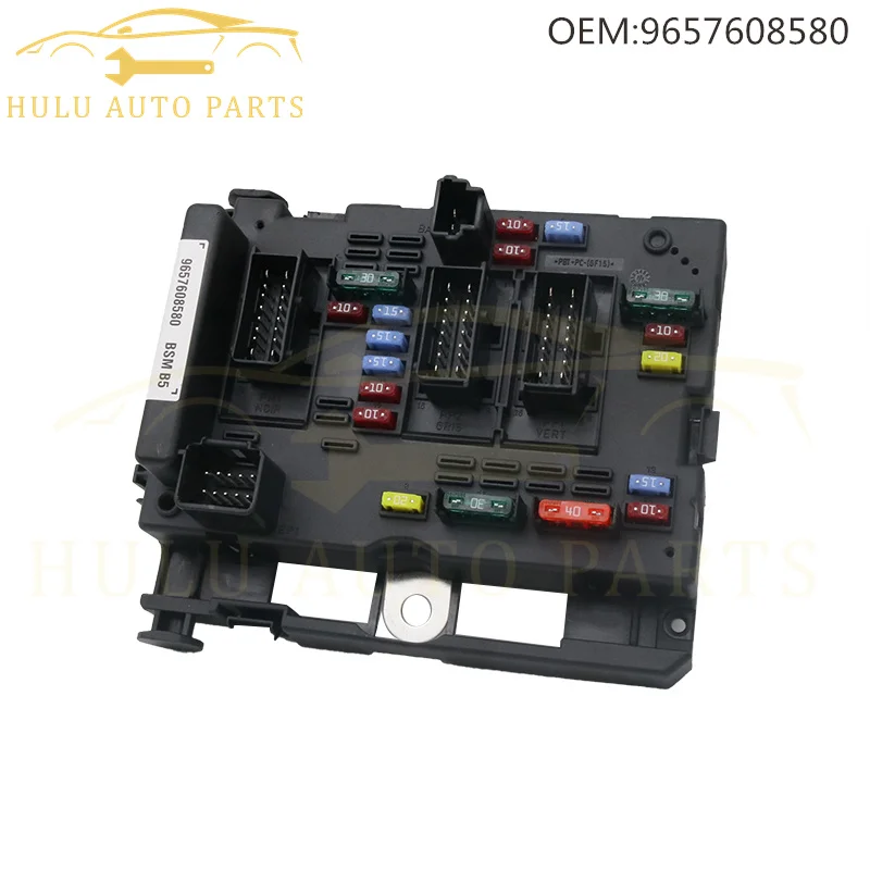 High Quality 9657608580 9657608780 Car Fuse Box Assembly New For Citroen C3 C5 C8 Xsara Peugeot 206 307 406 807 6500Y1 6500Y0