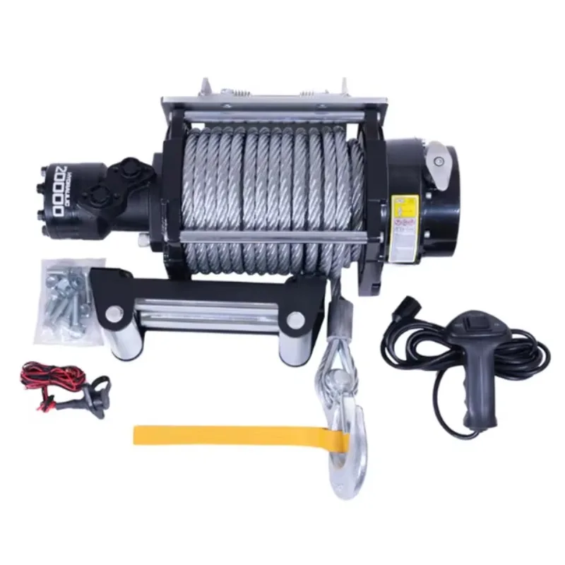 

4 Tons Hydraulic Auto Piling Winch Machine Hydraulic Lifting Winch Equipment