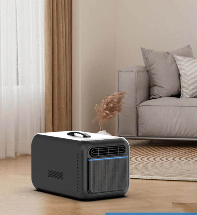 Aires acondicionados con inversor 12V, aire acondicionado portátil 2300Btu, uso en coche, hogar, Camping