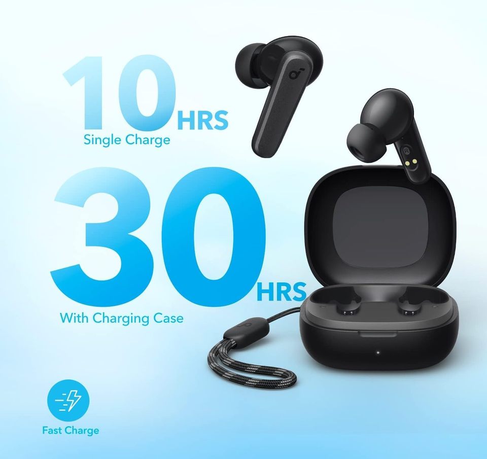  Anker Soundcore P20i True Wireless Earbuds Bluetooth 5.3 10mm Drivers Big Bass 30H Playtime AI Clear Calls Water Resistant 