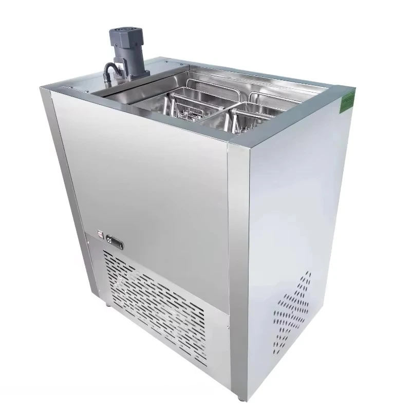 Popsicle machine commercial automatic Internet celebrity ice cream machine manual single and double mode popsicle machine fruit