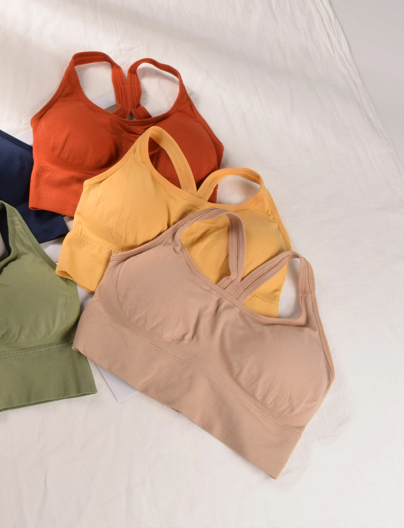 Women Sexy Sports Bras Racerback Yoga Bra Tank Top Fitness Gym Shockproof Seamless Running Workout Fast Dry Underwear Vest image 4