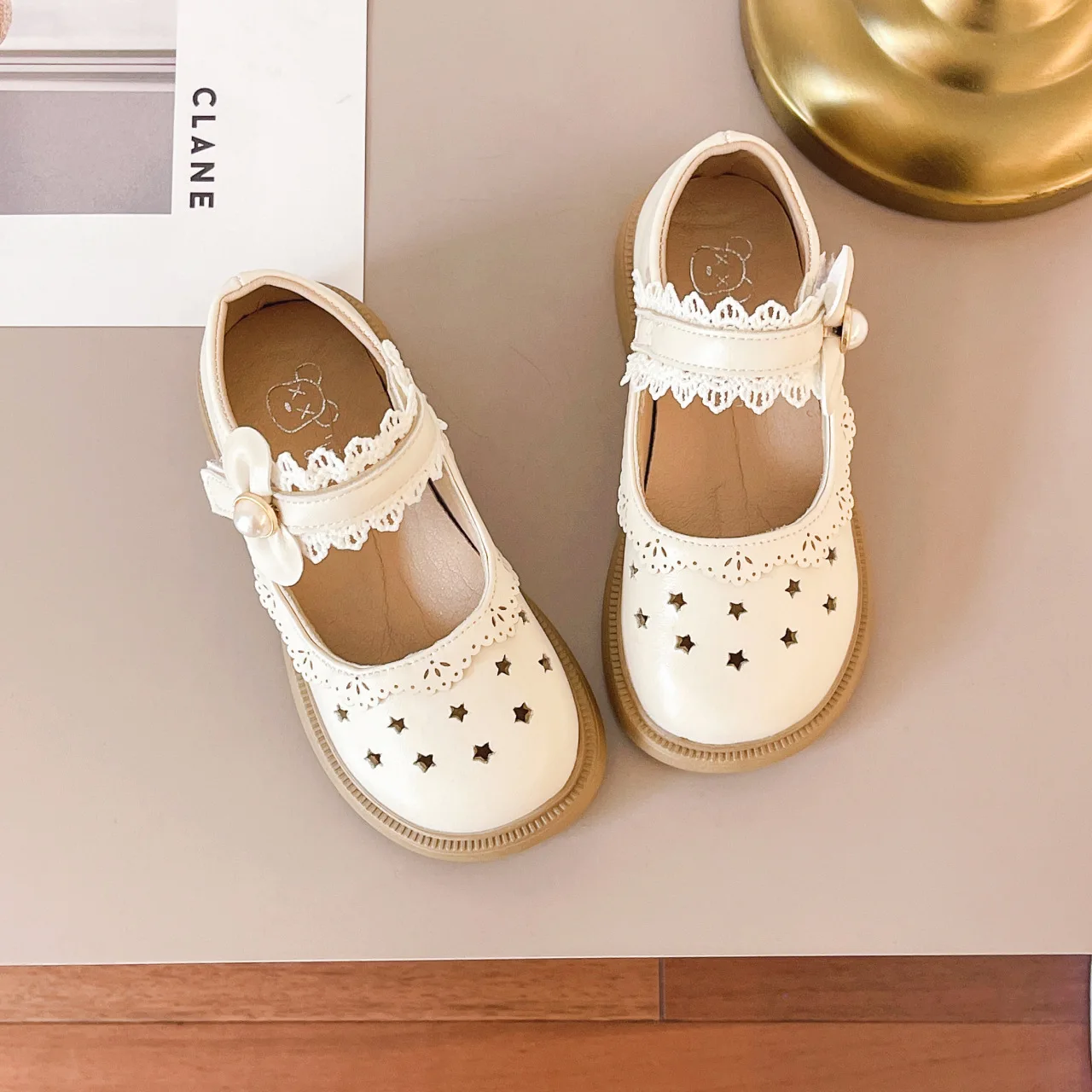 

Girls Shoes Children Princess Small Shoes New Autumn Baby Girls Simple Black Single Shoes