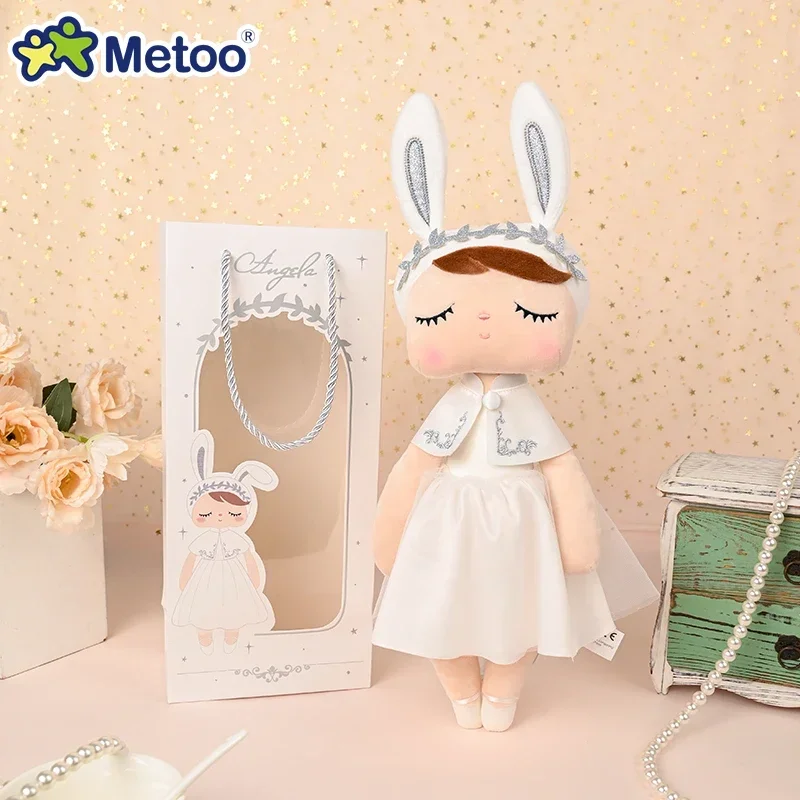 Metoo Angela Doll Plush Toys 34cm Plushies for Kids Princess Charlotte Angela Metoo Doll Girls Toys Birthday Gifts