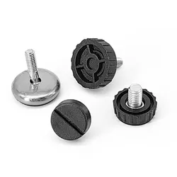 M6 M8 M10 Furniture Non-Slip Foot Pad Adjustable Rubber Belt Screw Foot Pad Machine Foot Pad Plastic Shock Absorber