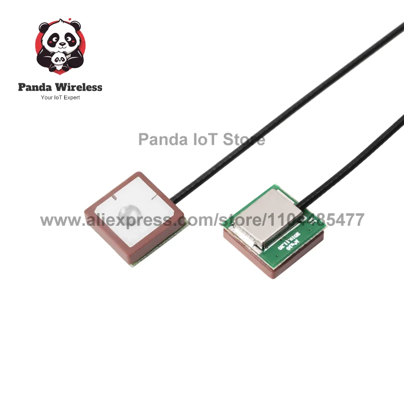 Beidou-antena GPS de cerámica de 12cm, 2 uds., activa integrada, 1575,42 Mhz, U.FL de alta ganancia para grabadora de conducción de coche de posición aérea UAV