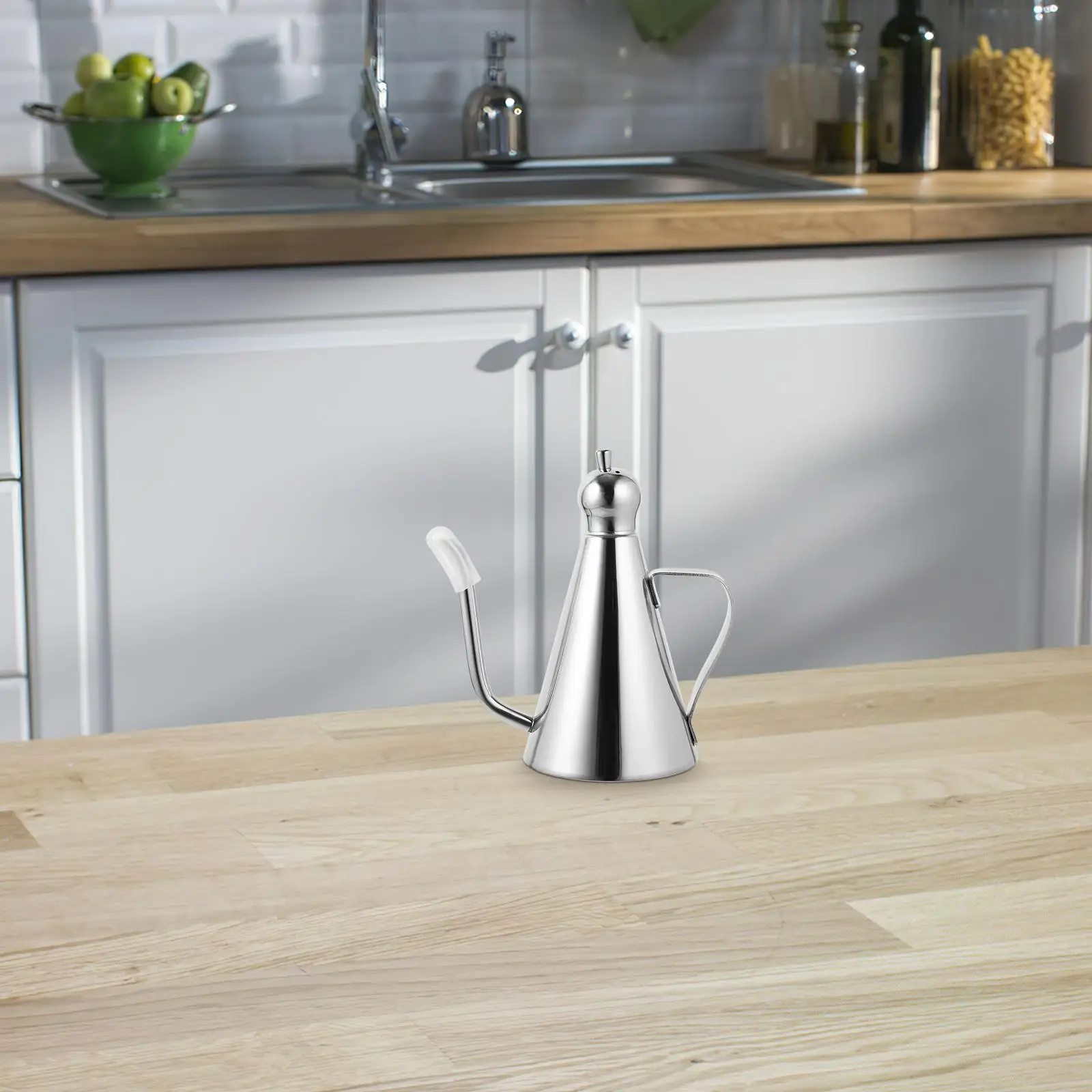 

For Vinegar Condiment Leakproof Sauce 1/0.5/0.27L 304 Stainless Steel Dispenser Kitchen Container