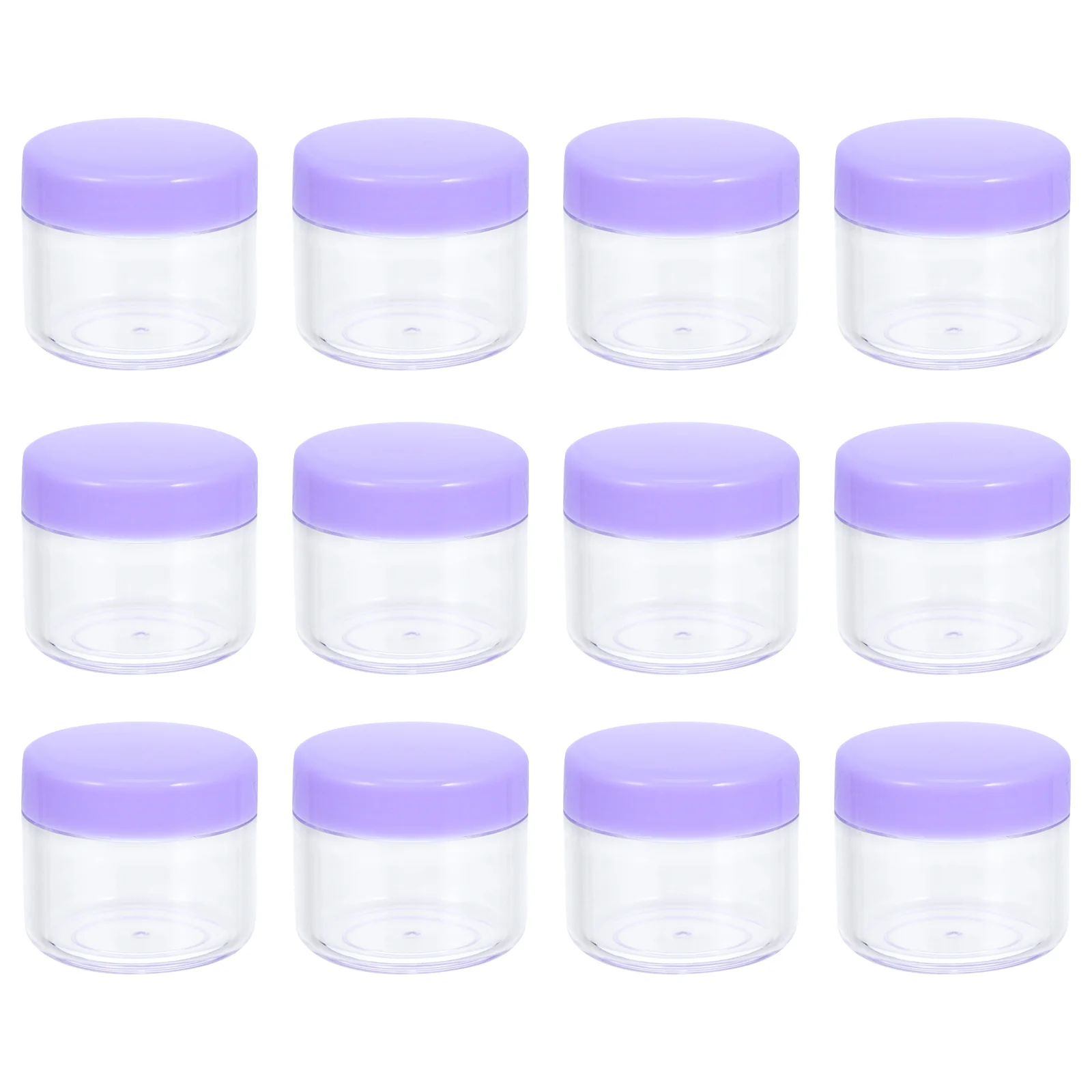 

20 pcs 20G Capacity Face Cream Containers Portable Travel Bottles For Liquid Powder Lotion Refillable Storage Plastic