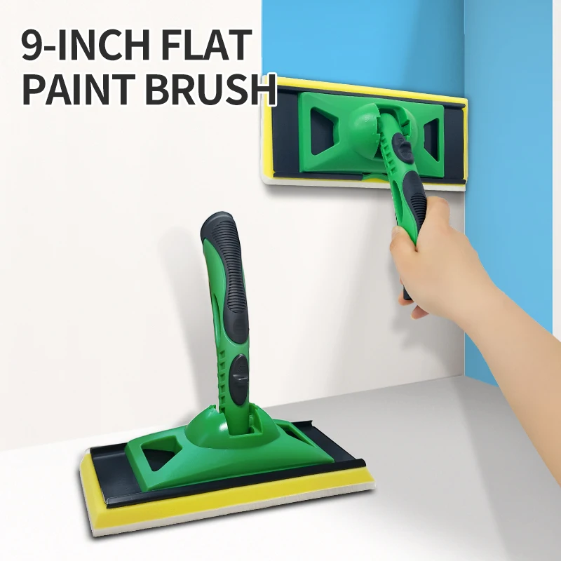 

Профессиональная 9-дюймовая краска с регулируемым углом - технология защиты кромок для гладкой отделки без разводов на стенах/стелях