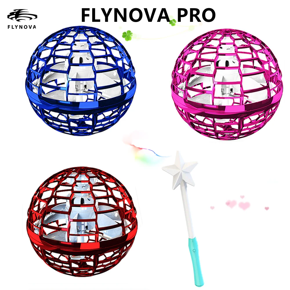 Flynova Pro Flying Spinner Ball Ufo Boomerang Soaring Flying Orb Ball Toys Flyorb Boomerang Spinner Drone Stress Release Toys