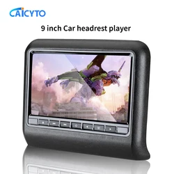 9Inch Car Seat Back Headrest LCD Display mp3/mp4 Multimedias Player Gaming FM transmitter Remote Control with DVD Player Monitor