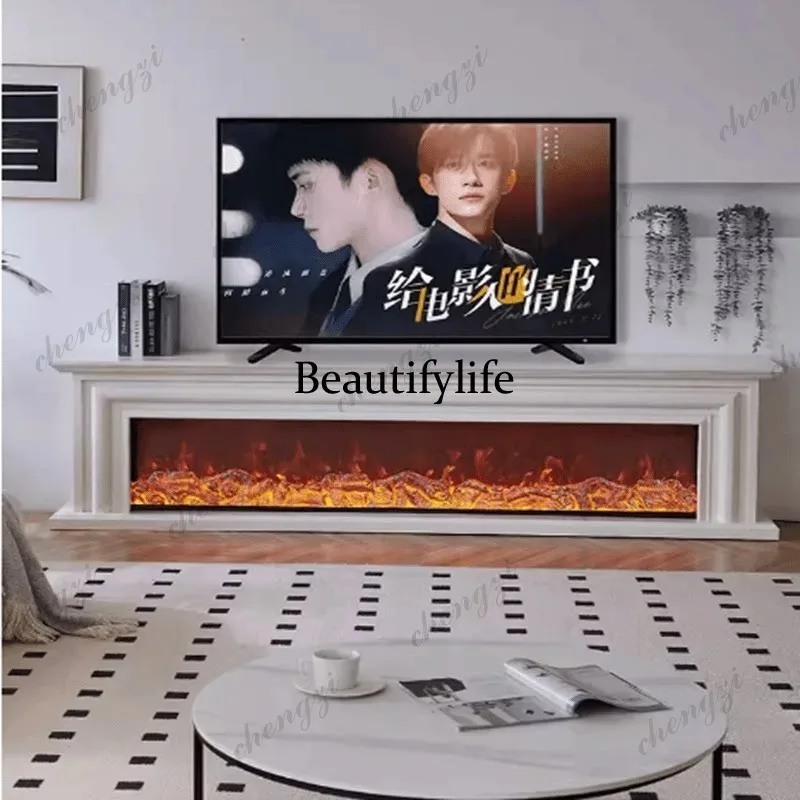 BBB French fireplace TV cabinet household bedroom living room decoration simulation thermal power heating