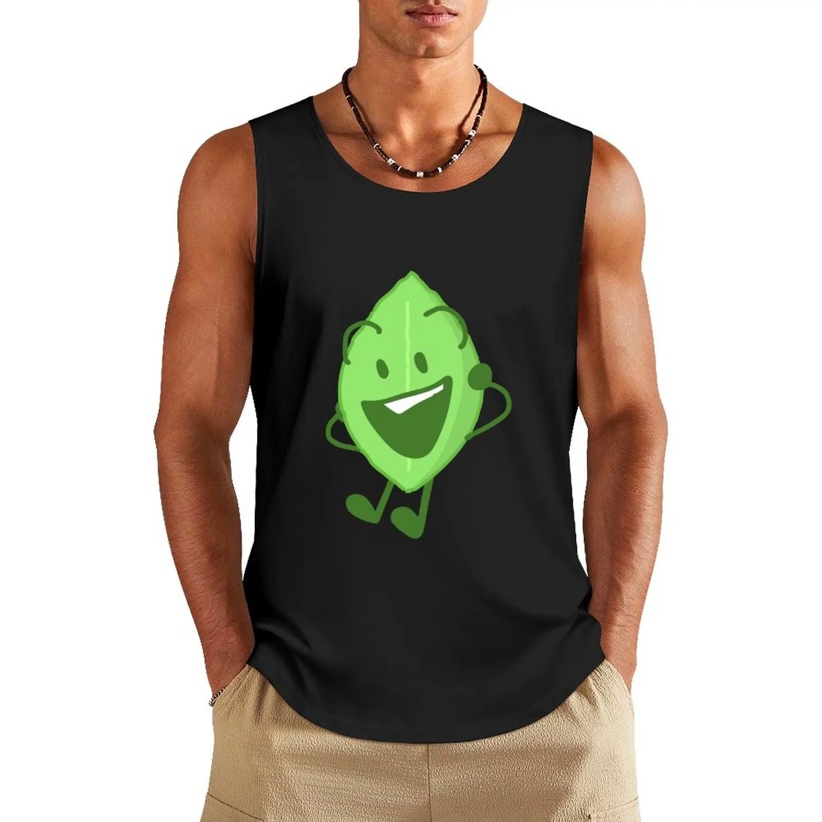 

BFB Leafy Tank Top fitness Sleeveless T-shirt Body man