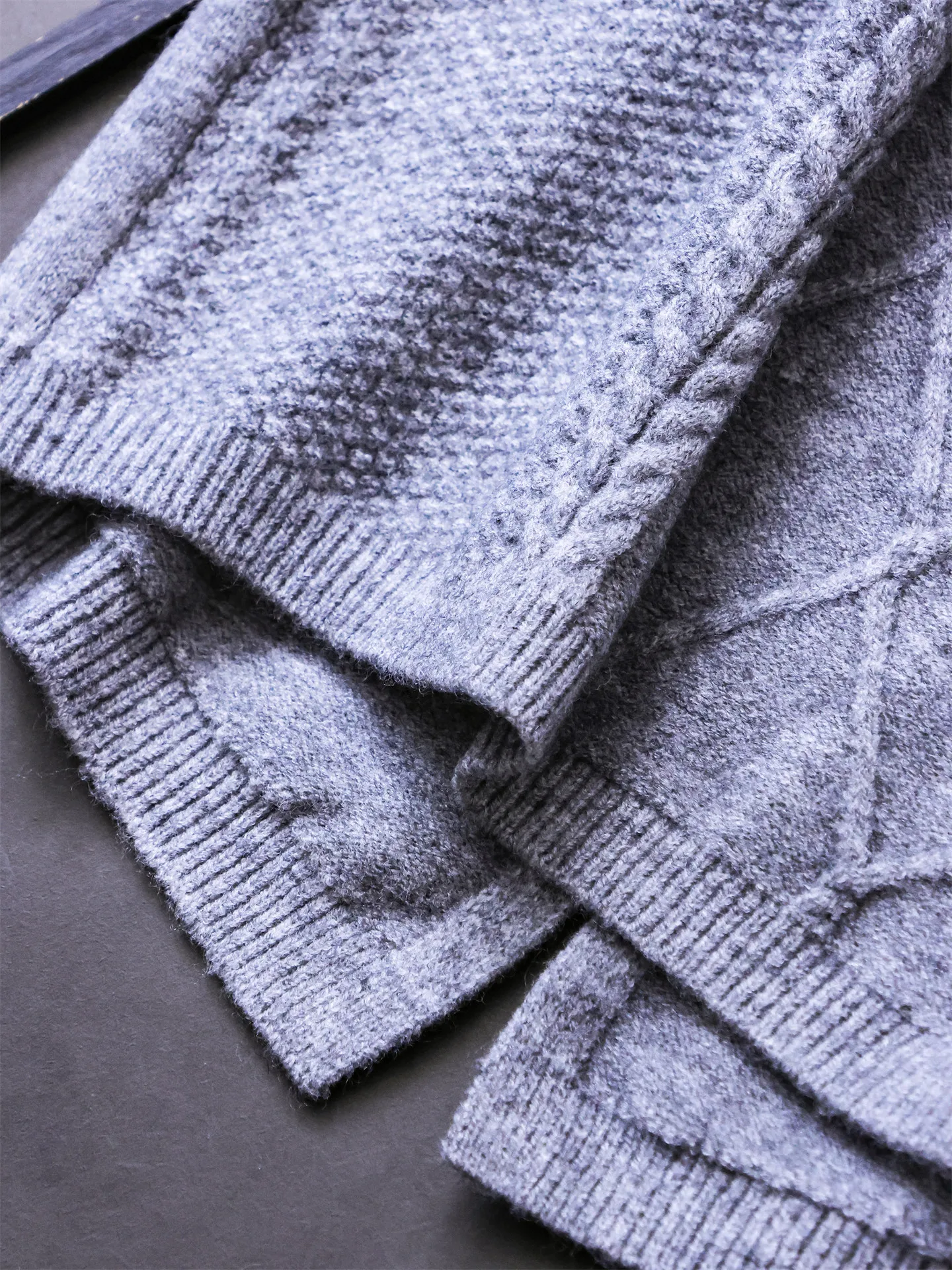 Gilet Maglione da Donna Tinta Unita Vestibilità Ampia con Scollo Rotondo Nuovo Top Autunnale per Stratificazione N048 Misto Poliestere e Nylon