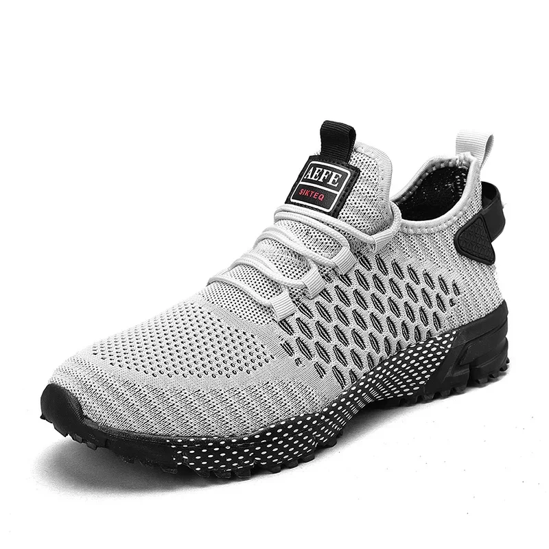 

Men's Large Size Sneaker Marathon Running Shoes Fashion Trendy Shoes Youth Mesh Breathable Lightweight and Comfortable Footwear