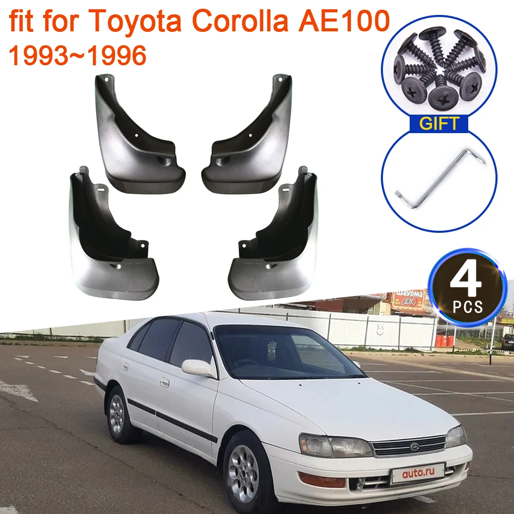 

4 шт., передние Брызговики для Toyota Corolla AE100 E100 1993 1994 1995 1996