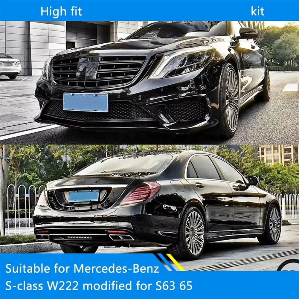 26 Style Hot-selling Body Kit For Mercedes-Benz S-Class W222 14-20 Modified S63, S65 Wide Body Kit For B Style Kits Bumper