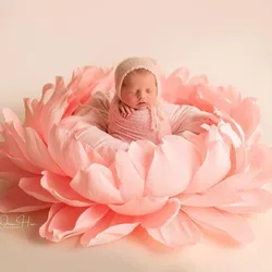 Newborn Photography Props Flower Shaped Basin Modelling Baby Photo Shooting Accessories Posing Props Big Props