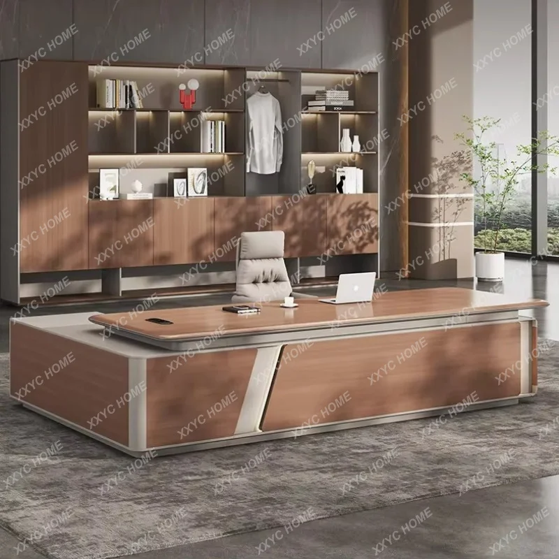 XXCrafts Decoration Office Desk Modern Storage Executive Reception Office Desk Display Aesthetic Meuble Bureau Salon Furniture