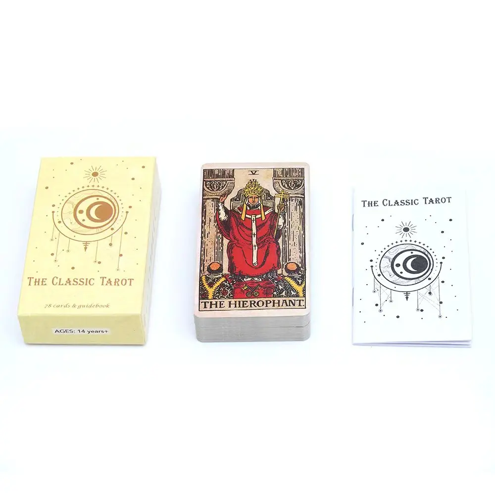 The Classic Tarot Cards Tarot Deck 78Pcs For Easy Beginners Fate Fortune Telling Party Tabletop Board Game Oracle Cards Toy - Image 6