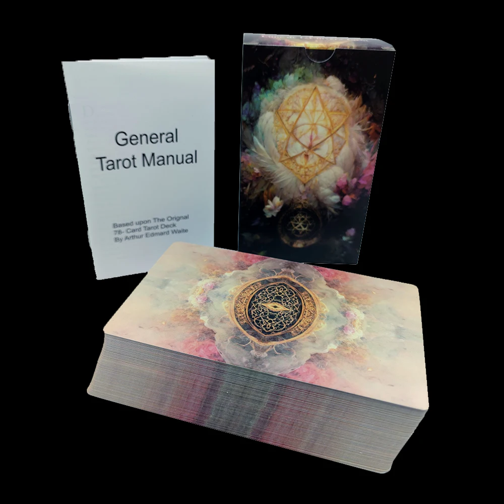 12x7cm High Quality energetically beautiful Tarot decks ever come Each card is a colorful work of art with Guide Book Divination