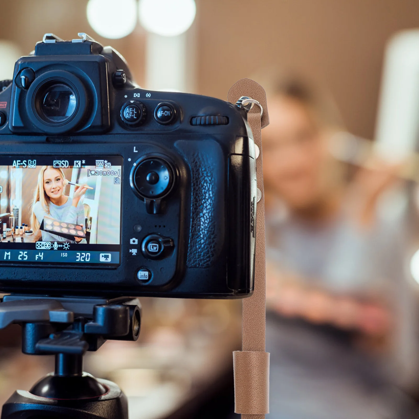 

2pcs Camera Strap Cowhide Camera Hand Strap Adjustable Safety Band For Digital Cameras Hand Belt Lanyard Rope Accessory