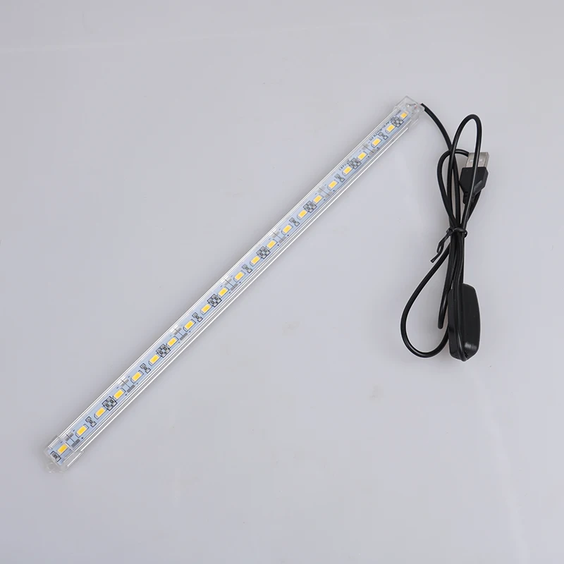 USB Powered LED Rigid Strip DC 5V SMD5630 5630 Warm And Cool White Tube Light