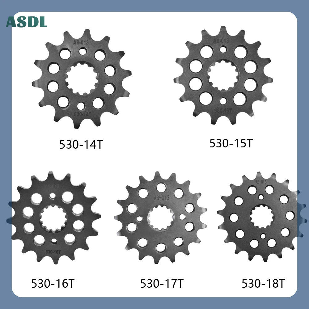 

530 14T 15T 16T 17T 18T Front Sprocket Silent Sprocket 20CrMnTi For Kawasaki GSF600 GSX-R750 For Yamaha FZR600 For Suzuki VN800