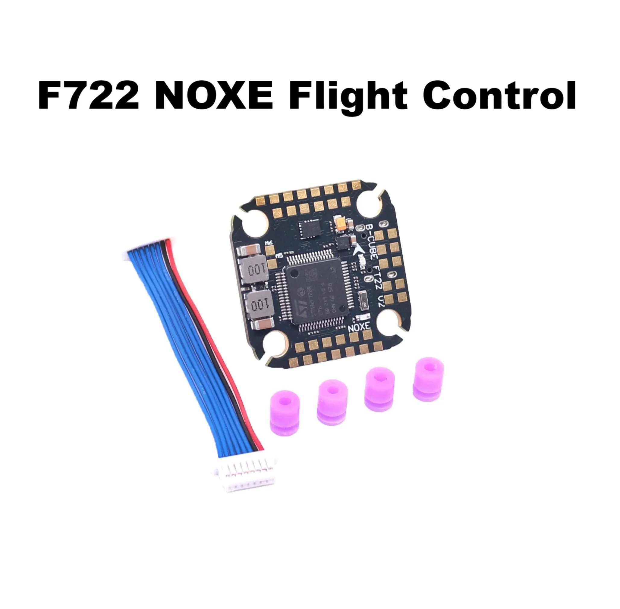 

Happy B-CUBE F722 NOXE FC ICM-42688-P 3-6S STM32 TYPE-C For ELRS TBS CRSF SBUS IBUS DSM2 DSMX FPV Drone 20X20MM