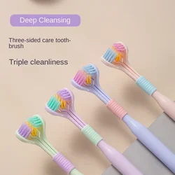 Oral Care Safety Teeth Brush Oral Health CleanerThree Sided Soft Hair Tooth Toothbrush Ultra Fine Soft Bristle Adult Toothbrush