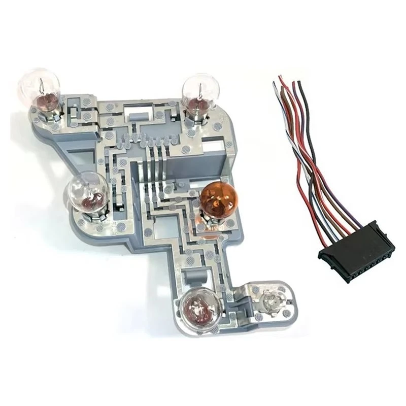L10A Tail Light Socket Circuit Board With Bulbs W/Wiring For Mercedes-Benz W204 C-Class 07-10 A2048201500 A2048201600