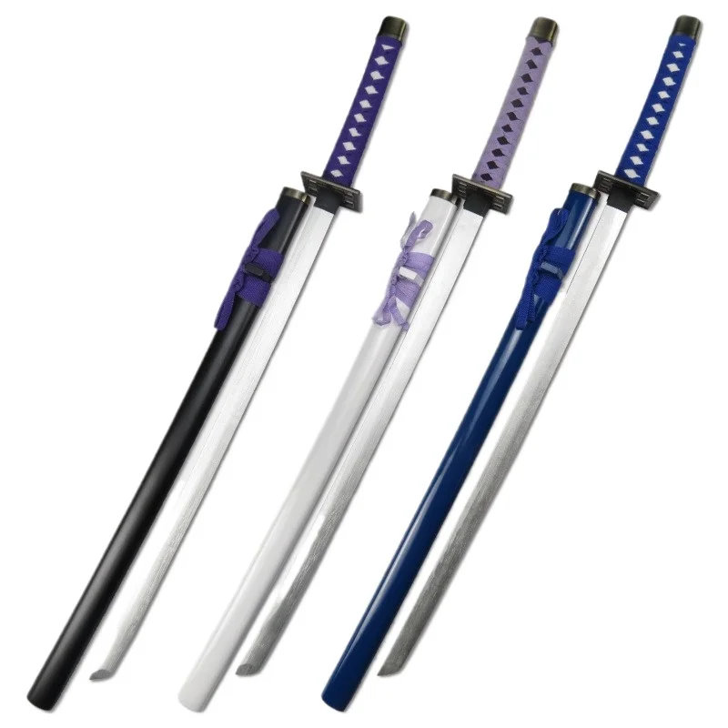 100 cm/33.37in Middeleeuwse Zwaard Houten Anime Randapparatuur Model Wapens Rekwisieten Met Schede Duizend Kersenbloesems Cosplay Gift Speelgoed