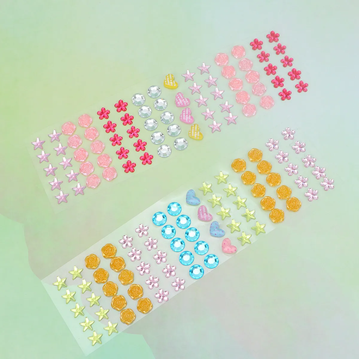 

5 Sheets Colored Diamond Sticker Acrylic Rhinestone Stickers Multi Adhesive Jewels for Kids Crafts Scrapbooking Phone
