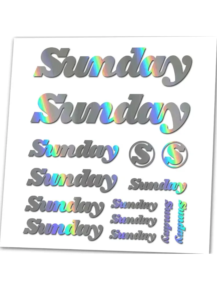 AliExpress For SUNDAY BIKES BMX Bike Frame Vinyl Decals, Stickers, Bike Cycling
