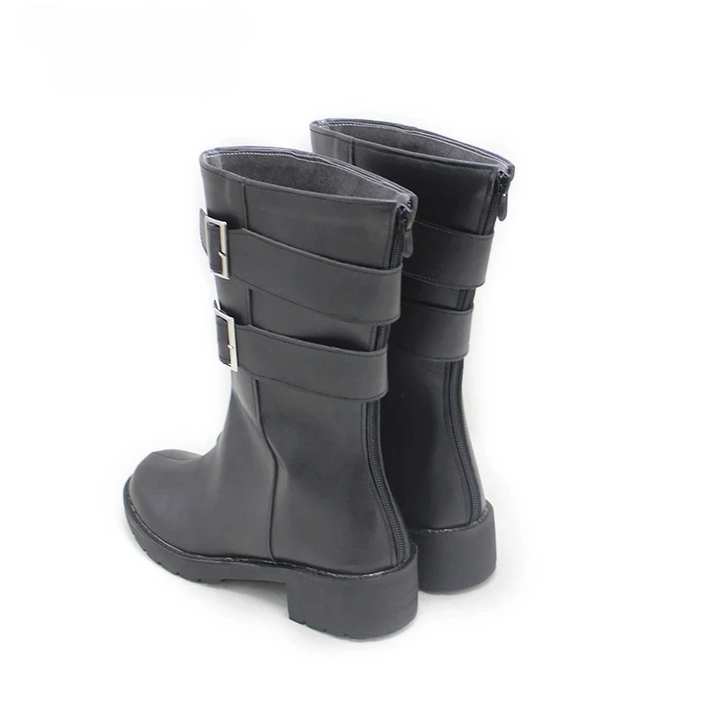 Anime The Shoes Are Suitable for Cosplay Revengers Custom Made Cosplay Shoes Black Boots Halloween Carnival Props