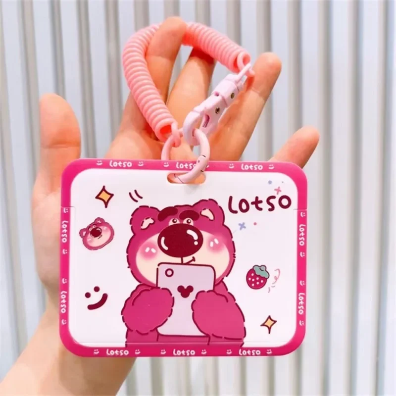 Cartoon Disney series Lotso new student cute, exquisite, fashionable, simple, compact and portable work ID school ID card set