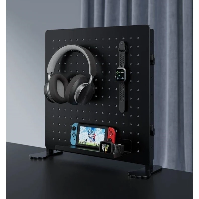 Desktop hole board shelf clip-type vertical e-sports accessories No punching clip table Dormitory table table e-sports room