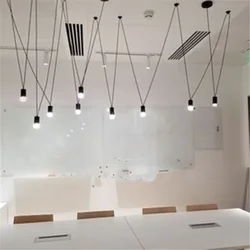 Pendant Light Industrial Spider Web G9 Linear Led Lights Design Home Decor Dining Table Living Room Bedroom Kitchen Island Light