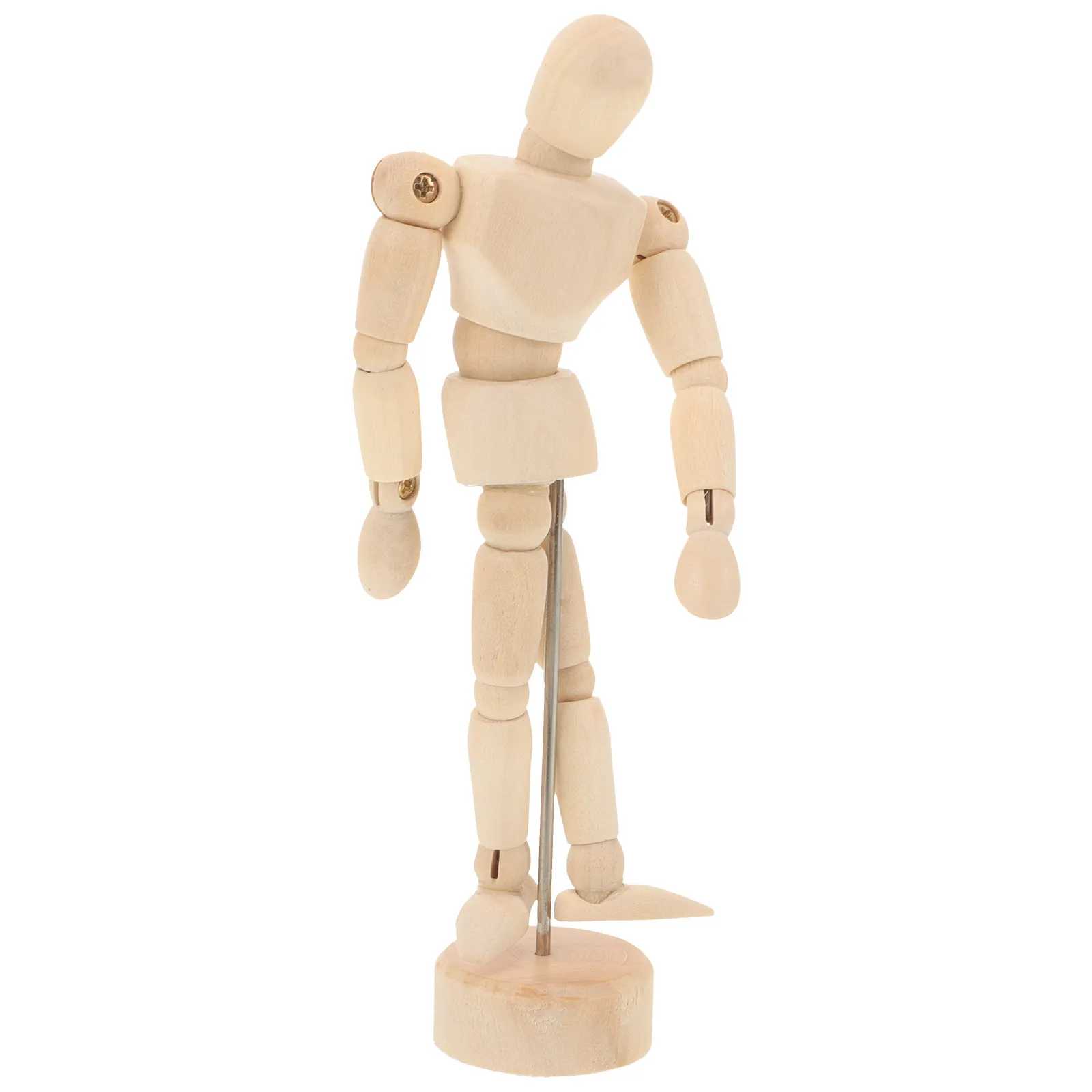 

Wooden Model Moveable Human Figure for Drawing Painting Study Beginner Artist Tool Mannequin Sculpture Reference