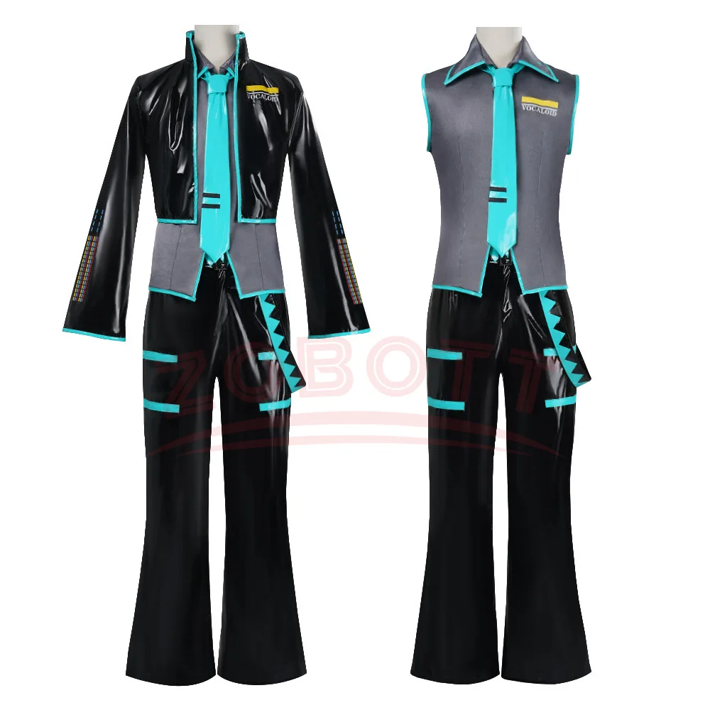 Anime Mikuo Cosplay Costume - Made Green Full Set