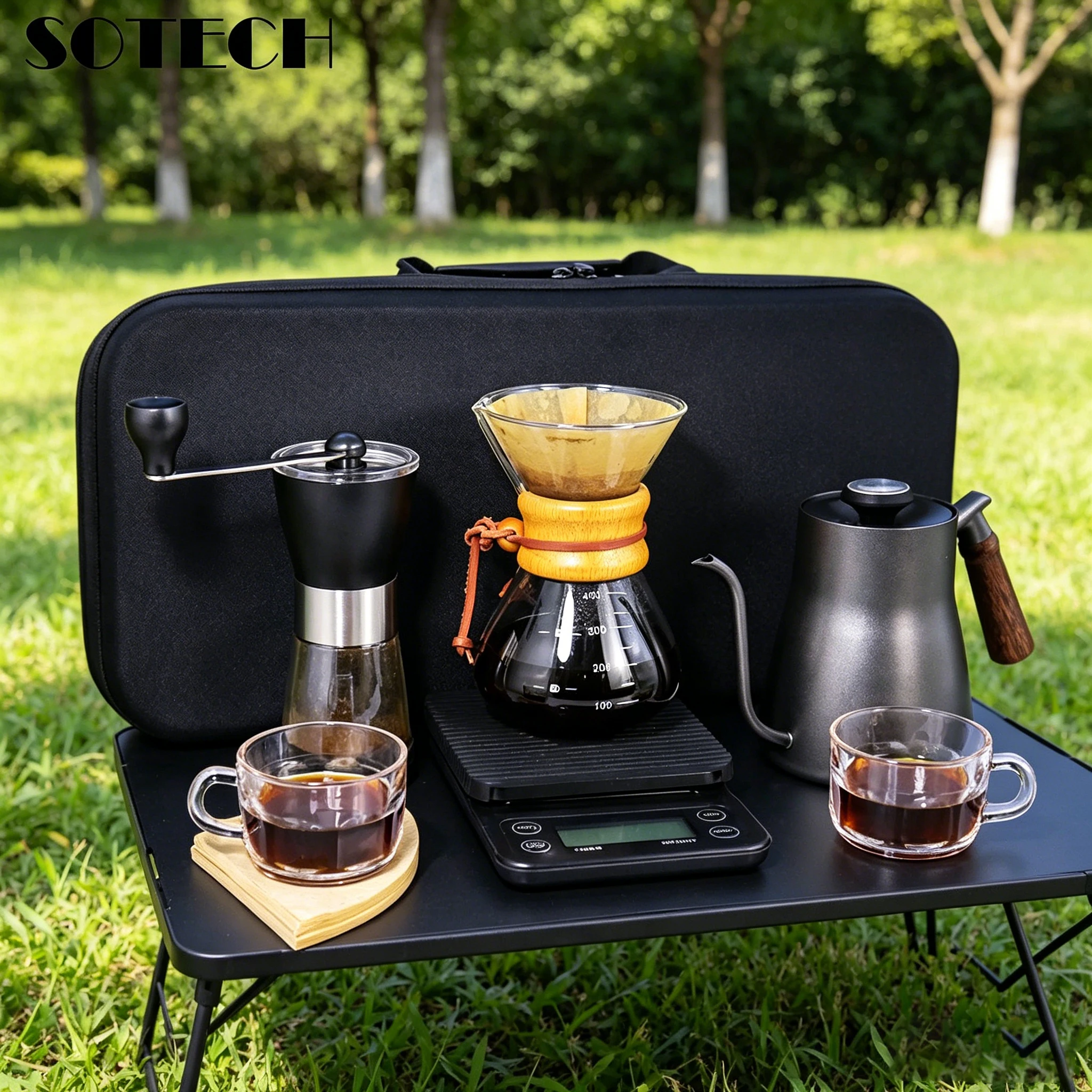 Pouring cup coffee set coffee machine set portable travel outdoor camping coffee accessories tools barista gift coffee drip set